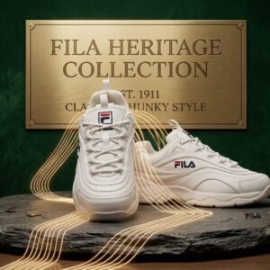 Fila White Chunky Heritage Sneaker