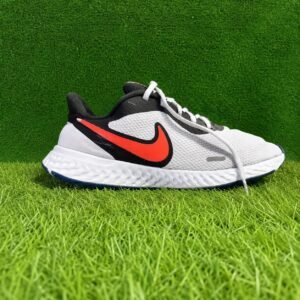 Nike Revolution 5 (or similar) Running Shoes - White/Black/Bright Crimson (Men's US 10.5)